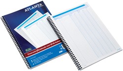 Livre de caisse Djois Atlanta A4 50x2 feuilles carbone 4 colonnes avec TVA 1 Stuk