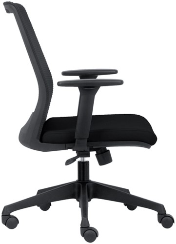 Chaise de bureau Euroseats Evora noir 1 Stuk-3