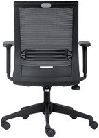 Chaise de bureau Euroseats Evora noir 1 Stuk-3