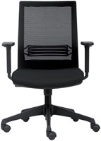 Chaise de bureau Euroseats Evora noir 1 Stuk-5