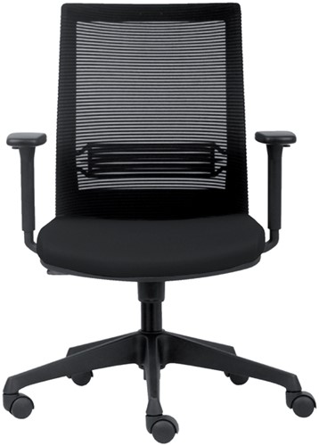 Chaise de bureau Euroseats Evora noir 1 Stuk-5