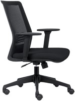 Chaise de bureau Euroseats Evora noir 1 Stuk-1