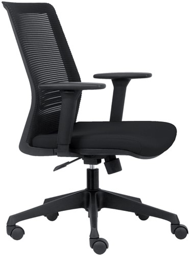 Chaise de bureau Euroseats Evora noir 1 Stuk-1