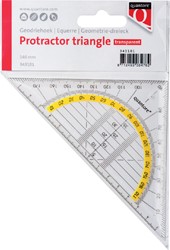 Equerre géométrique Quantore 140mm transparent 1 Stuk