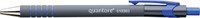 Balpen Quantore grip drukknop blauw 1 Stuk