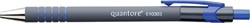 Stylo bille Grip Caoutchouc Quantore rétractable Medium bleu 1 Stuk