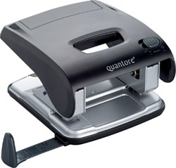 Perforateur Quantore luxe 2 trous 20 feuilles  noir 1 Stuk