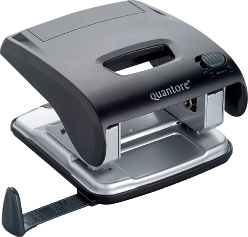 Perforateur Quantore luxe 2 trous 20 feuilles  noir 1 Stuk