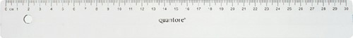 Règle Quantore 30cm plastique transparent 1 Stuk