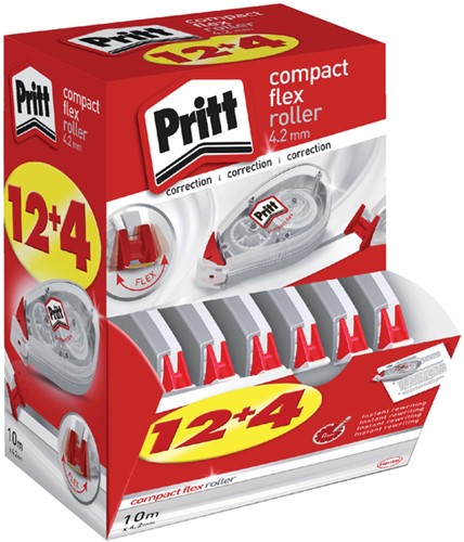 Roller correcteur Pritt Compact Flex 4,2mmx10m 12+4 gratuits 16 Stuk-2