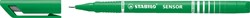 Fineliner STABILO Sensor 189/36 Fin vert 1 Stuk