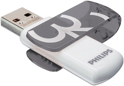 Clé USB 2.0 Philips Vivid USB-A 32Go gris 1 Stuk