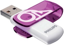 Clé USB 2.0 Philips Vivid USB-A 64Go violet 1 Stuk