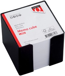 Cube mémos Quantore 10x10x9cm noir 900 feuilles 1 Stuk