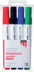 Marqueur tableau blanc Quantore ogive 1-1,5mm assorti 4 pièces 4 Stuk