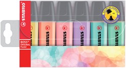 Surligneur STABILO BOSS Original 70/6 pastel assorti étui 6 pièces 6 Stuk