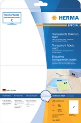 Etiket HERMA 4683 210x148mm mat 50st 25 Vel