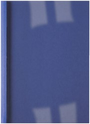 Couverture de reliure thermique GBC A4 3mm lin bleu foncé 100 pièces 100 Stuk