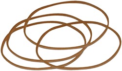 Elastique Standard 22 Rubber Bands 100x1,5mm 50g brun 130 pièces 50 Gram