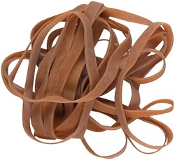 Elastiek Standard 38 150x2.5mm 500gr 530st bruin 500 Gram