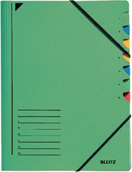 Trieur Leitz 7 intercalaires carton vert 1 Stuk