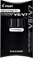 Cartouche d’encre PILOT Begreen Hi-Tecpoint V5/V7 noir set 3 pièces 3 Stuk