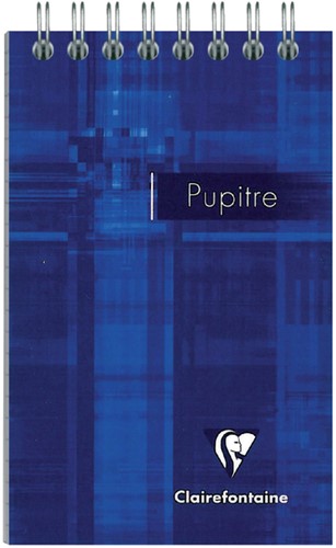 Notitieboek Clairefontaine Puptire 75x120 sp lijn 1 Stuk