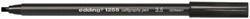 Feutre-Calligraphe edding 1255 3,5mm noir 1 Stuk
