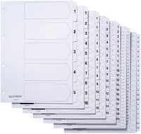 Tabblad Quantore 4rings karton 1-10 wt 1 Set-2