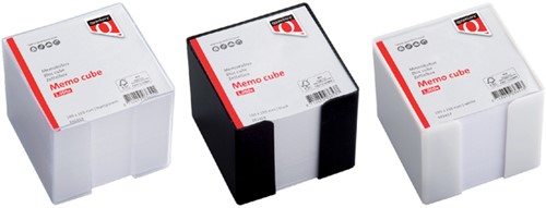 Cube mémos Quantore 10x10x9cm transparent 900 feuilles 1 Stuk-2