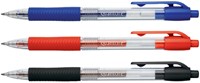 Gelschrijver Quantore grip drukknop 0.7mm zwart 1 Stuk-2