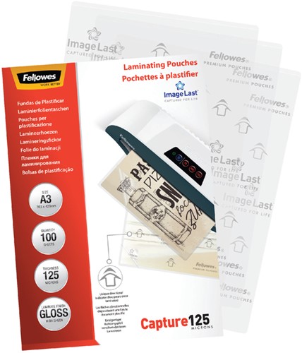Lamineerhoes Fellowes A3 2x125micron 100 Stuk-2