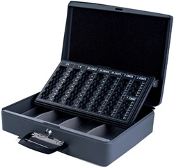 Coffret caisse Pavo avec 2 poignées 370x280x115mm gris 1 Stuk