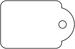 Etiquette Apli carton blanc n°383 7x19mm 1000 pièces 1000 Stuk