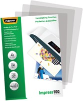 Pochette de plastification Fellowes A3 2x100micron brillant 100 pièces 100 Stuk-2