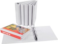 Classeur panorama Esselte Essentials A4 4 anneaux méc-D 25mm blanc 1 Stuk-2