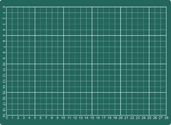 Snijmat A4 300x220mm groen 1 Stuk