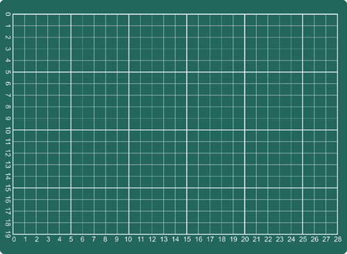 Snijmat A4 300x220mm groen 1 Stuk