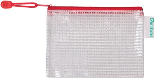 Opbergtas Zipper met rits 160x110mm PVC rd 1 Stuk