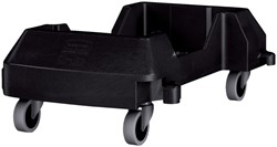 Chariot mobile Rubbermaid pour poubelle Slim Jim noir 1 Stuk