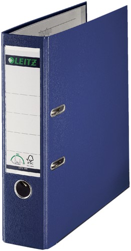 Classeur à levier Leitz 1010 180° A4 80mm PP bleu 1 Stuk