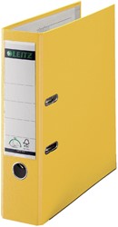 Classeur à levier Leitz 1010 180° A4 80mm PP jaune 1 Stuk