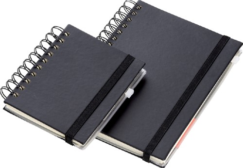 Carnet de notes Quantore A5 spirale ligné 192 pages 80g noir 1 Stuk-2
