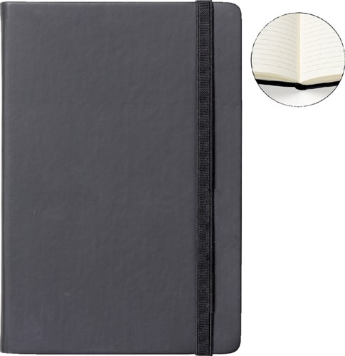Notitieboek Quantore A5 lijn 192blz 80gr zwart 1 Stuk