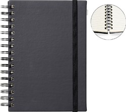 Notitieboek Quantore A5 sp lijn 192pg 80gr zwart 1 Stuk