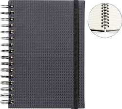 Carnet de notes Quantore A5 spirale onglets ligné 192 pages 80g noir 1 Stuk