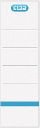 Etiquette dorsale Elba Large 59x190mm adhésive blanc/bleu 10 pièces 10 Vel