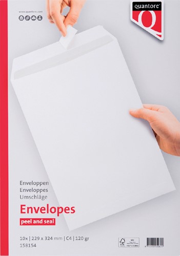 Envelop Quantore akte C4 229x324 120gr zk wt 10 Stuk-3