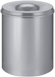Corbeille à papier Vepa Bins anti-feu 80L gris 1 Stuk