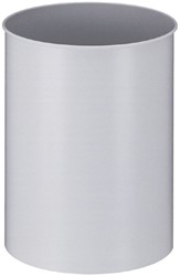 Corbeille à papier Vepa Bins ronde Ø25,5cm 15L gris 1 Stuk